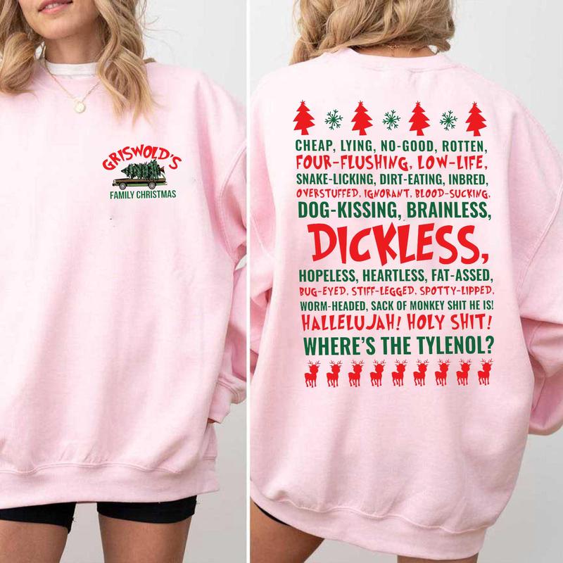 Griswold Christmas Shirt, Funny Christmas Shirt, When Santa Squeezes His Fat White Ass Shirt, Christmas Movies Tee