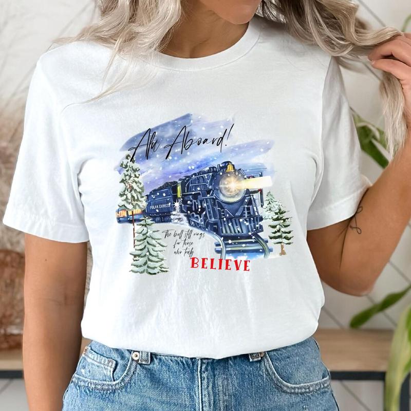 Polar Express Sweatshirt Shirt Hoodies, Polar Express Believe Movie Shirt, Retro 90s Christmas Movies Tee, Christmas Sweatshirt, Christmas