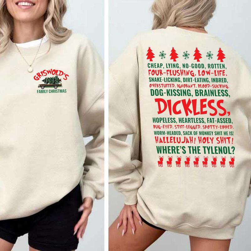 Griswold Christmas Shirt, Funny Christmas Shirt, When Santa Squeezes His Fat White Ass Shirt, Christmas Movies Tee