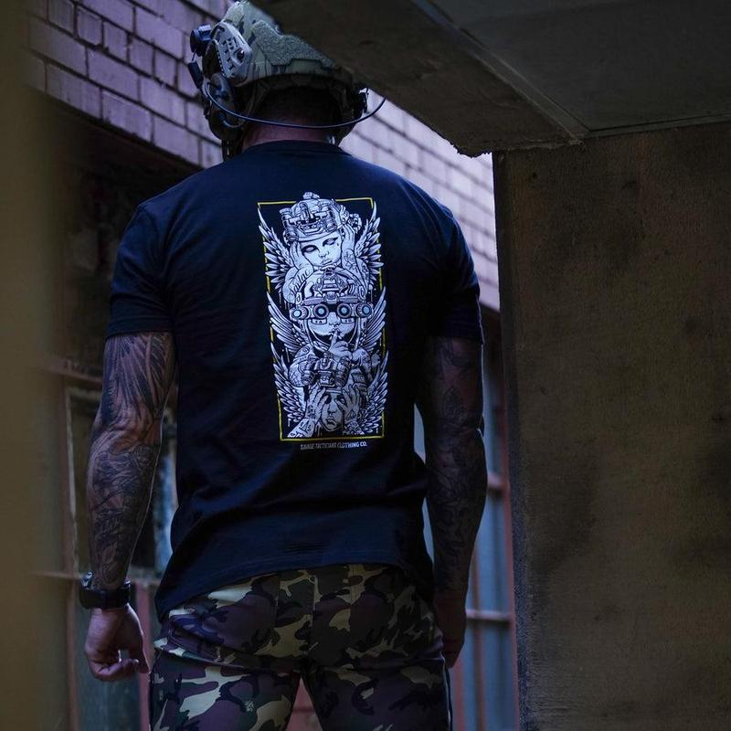 Proverbial Maxim Shirt Unisex Short Sleeve, Casual 100% Cotton, Army Military Menswear, Gun Shirt Tactical Gear, Good Graphic Shirt