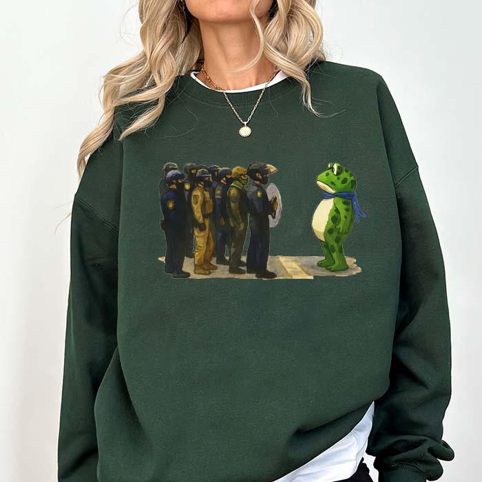 Portland Freedom Frog Anti Ice T-shirt Resistance Tee Protest Shirt Anti Trump Pro Immigration shirt Portland Frog Activist Tee No Kings Day
