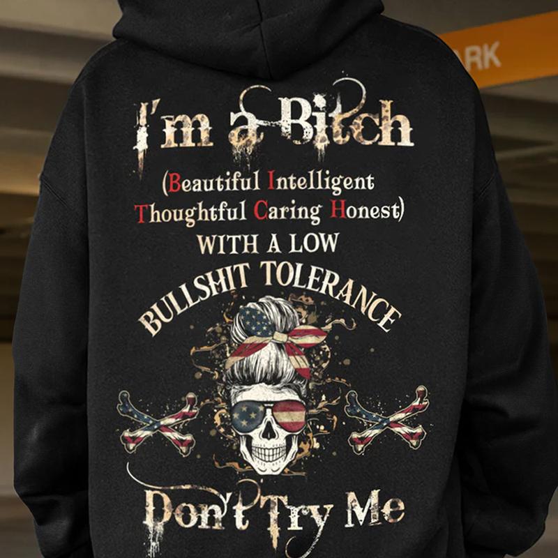 Custom Year Generation X Skull Hoodie , Don't Try Me Gen X FAFO Hoodie, Raised on Hose Water and Neglect, 100% Cotton, Two-Sided Design Menswear Shirt