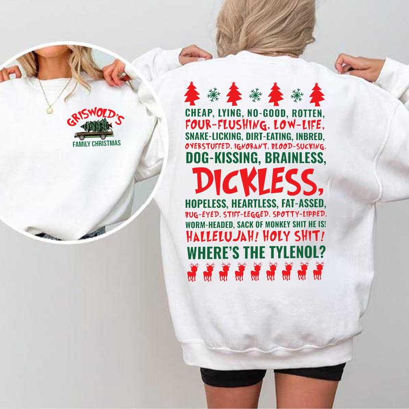 Griswold Christmas Shirt, Funny Christmas Shirt, When Santa Squeezes His Fat White Ass Shirt, Christmas Movies Tee