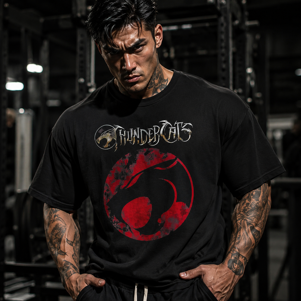 ThunderCats Dark Feline Sigil Tee 🖤 – Vintage Streetwear Graphic Shirt/Sweatshirt/Hoodie