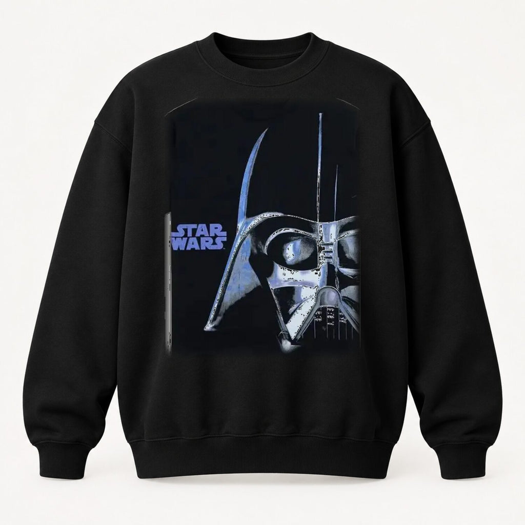 Star Wars Darth Vader Graphic T-Shirt/Sweatshirt/Hoodie – Retro VHS Black Sci-Fi Streetwear Tee