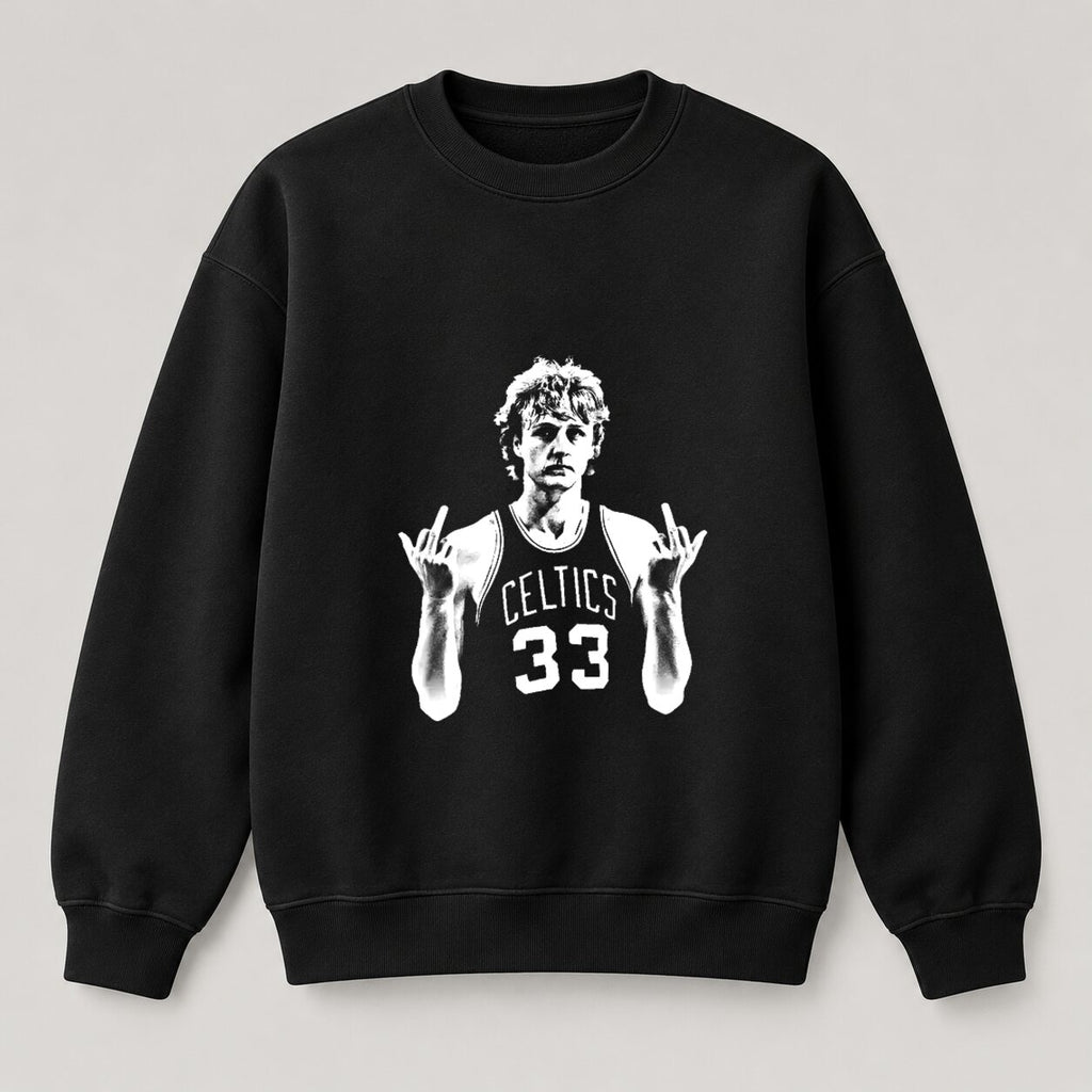 Larry Bird Vintage Basketball Graphic Tee/Sweatshirt/Hoodie – Retro Celtics 33 Streetwear T-Shirt