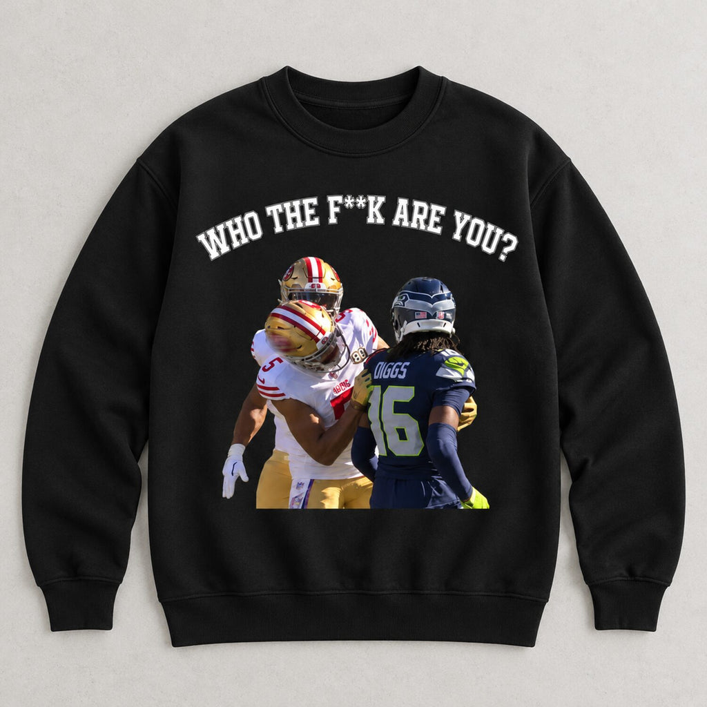 Who Are You? San Francisco Football Meme T-Shirt/Sweatshirt/Hoodie – Vintage Rivalry Graphic Tee