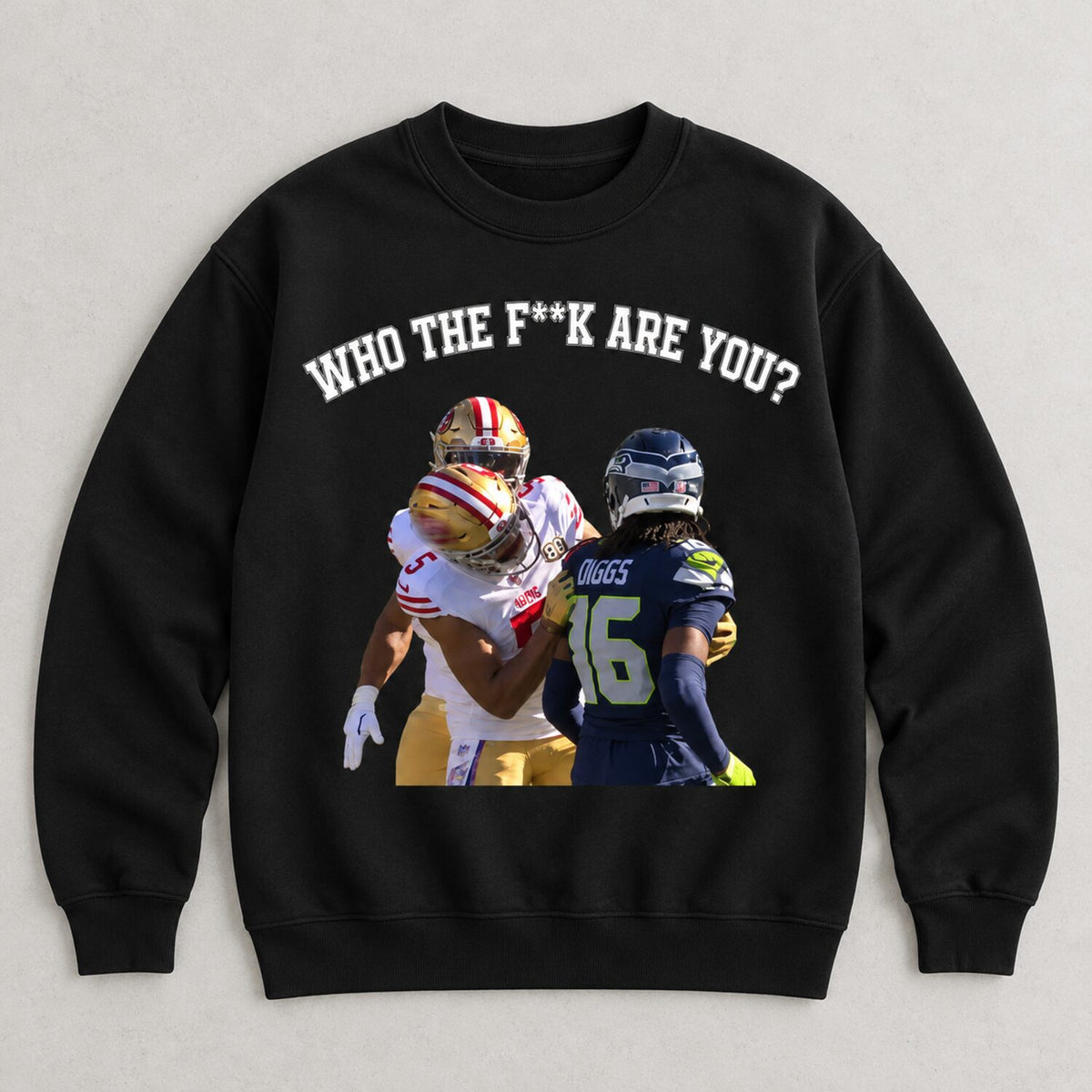 Who Are You? San Francisco Football Meme T-Shirt/Sweatshirt/Hoodie – Vintage Rivalry Graphic Tee