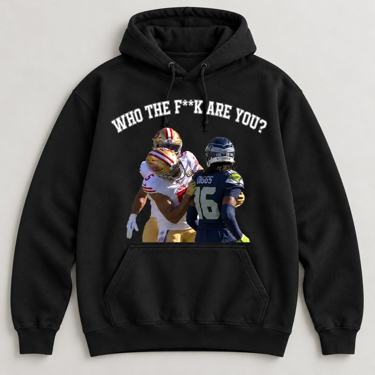 Who Are You? San Francisco Football Meme T-Shirt/Sweatshirt/Hoodie – Vintage Rivalry Graphic Tee