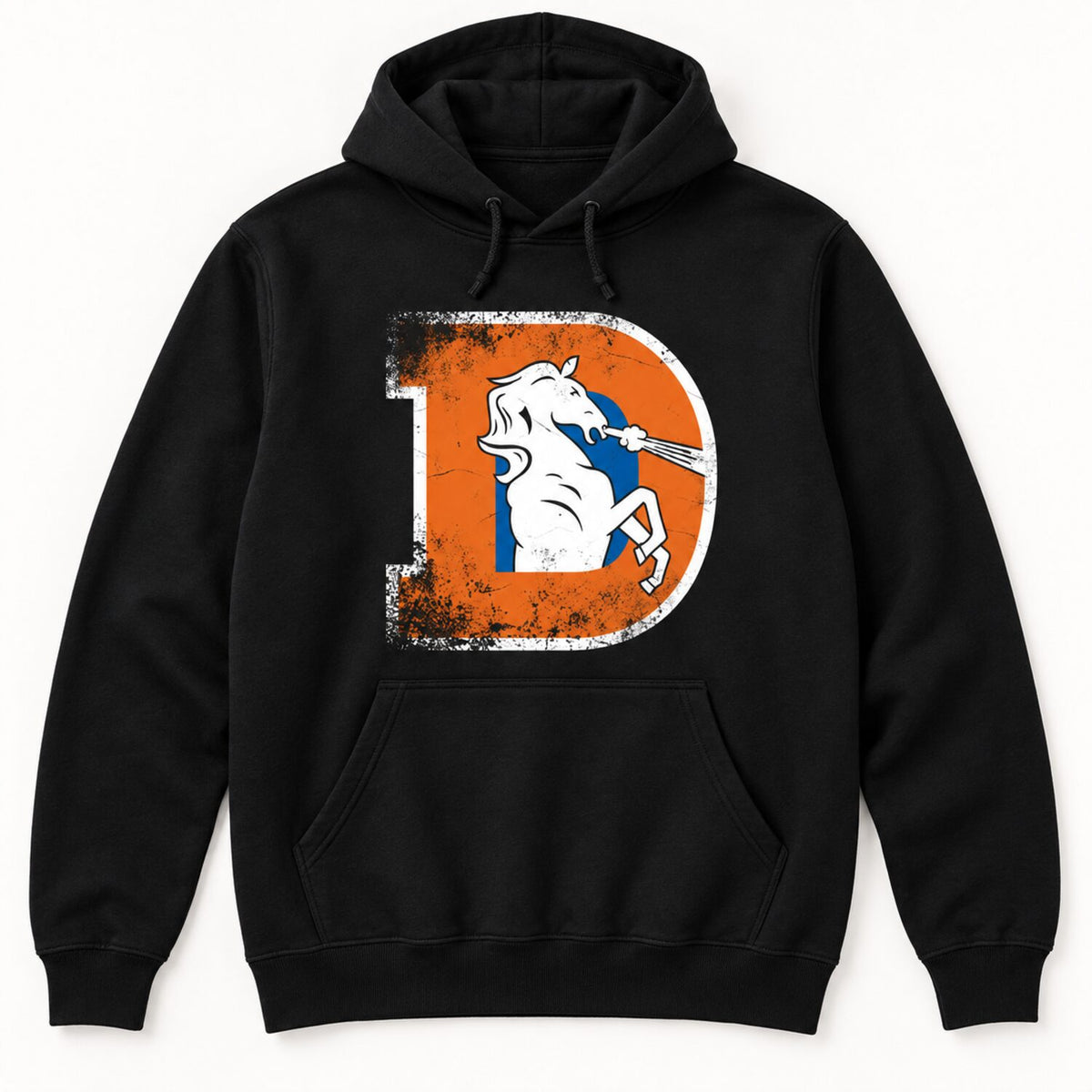Denver Broncos Vintage Logo T-Shirt/Sweatshirt/Hoodie – Retro Football Game Day Tee