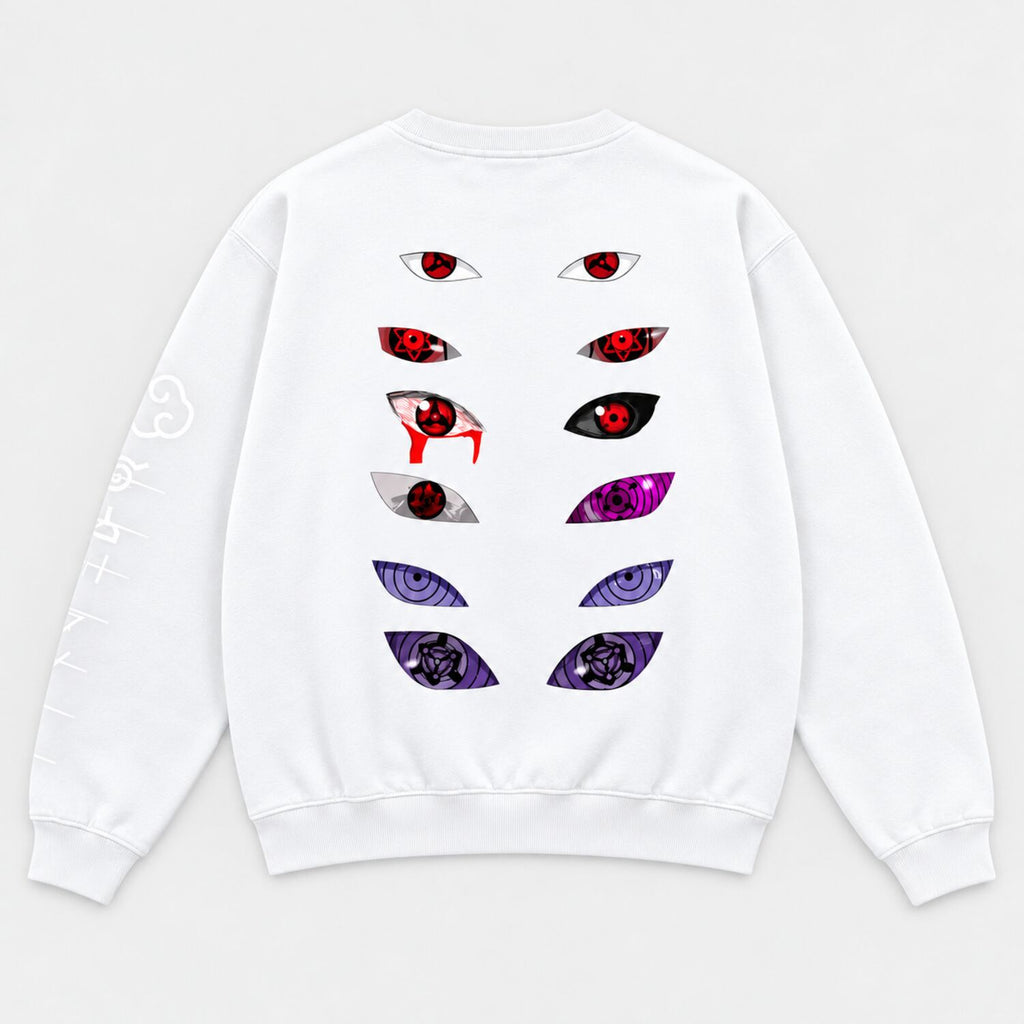 Dark Anime Eyes Oversized Hoodie/Sweatshirt – Japanese Streetwear Graphic Pullover