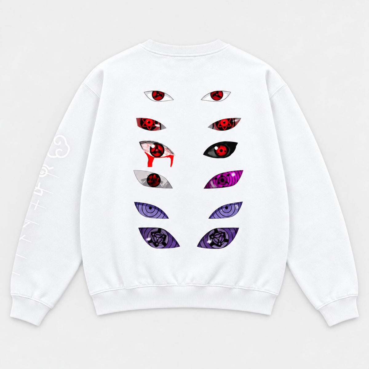 Dark Anime Eyes Oversized Hoodie/Sweatshirt – Japanese Streetwear Graphic Pullover