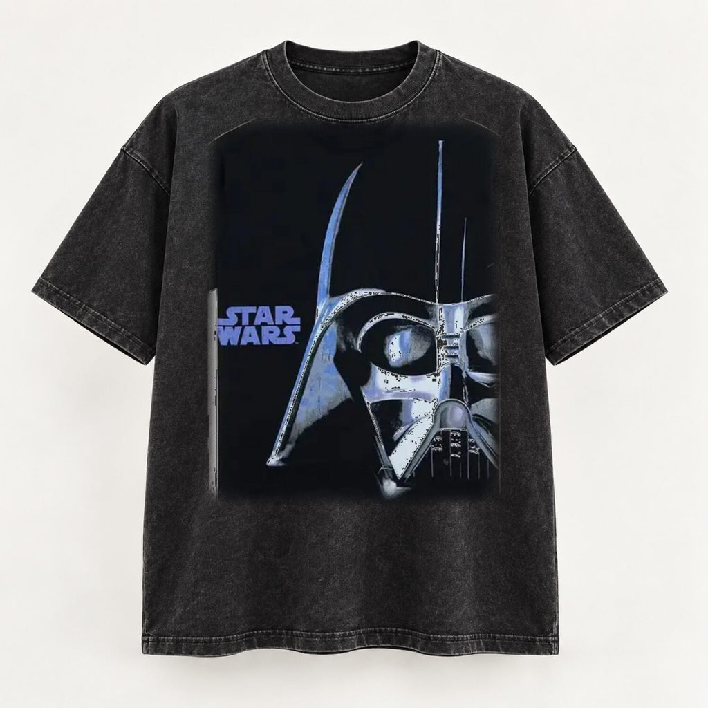 Star Wars Darth Vader Graphic T-Shirt/Sweatshirt/Hoodie – Retro VHS Black Sci-Fi Streetwear Tee