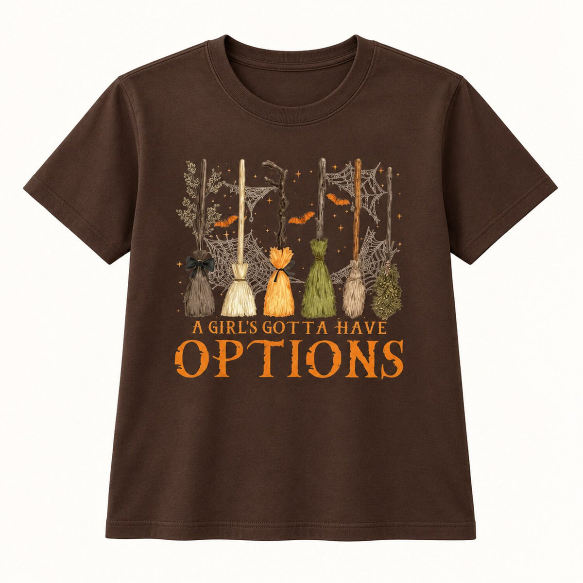 A Girl's Gotta Have Options Sweatshirt/Sweatshirt/Hoodie – Vintage Witchy Halloween Crewneck