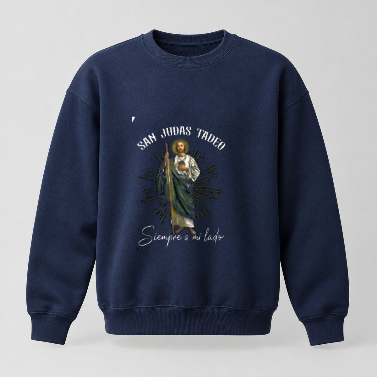 San Judas Tadeo Double-Sided Graphic Hoodie/Sweatshirt/T-Shirt – Siempre a Mi Lado Catholic Faith Tee