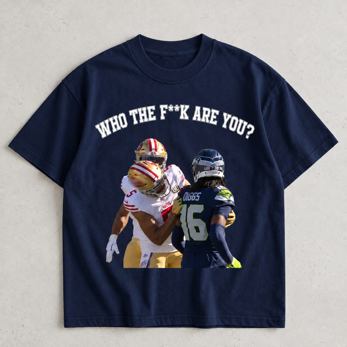 Who Are You? San Francisco Football Meme T-Shirt/Sweatshirt/Hoodie – Vintage Rivalry Graphic Tee