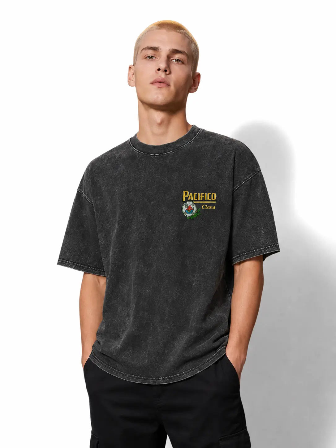 Vintage Tropical Beer Graphic T-Shirt/Sweatshirt/Hoodie – Acid Wash Baja Surf Oversized Tee