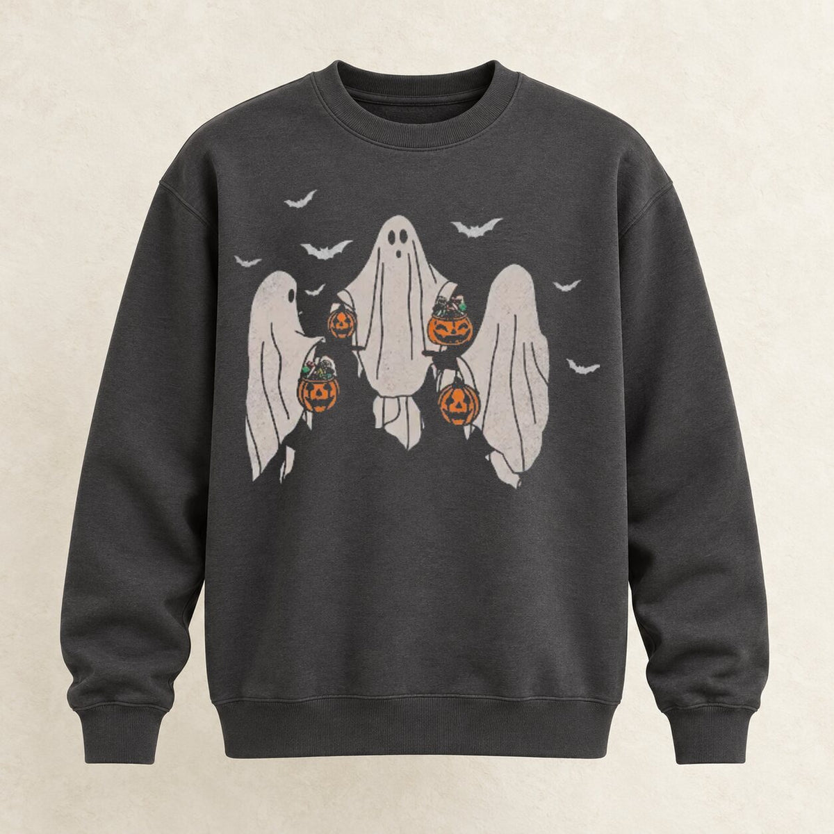 Funny Bedsheet Ghost Halloween T-Shirt/Sweatshirt/Hoodie – Vintage Trick or Treat Washed Graphic Tee