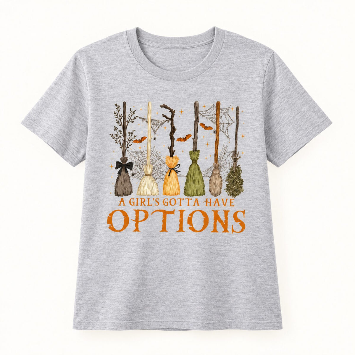 A Girl's Gotta Have Options Sweatshirt/Sweatshirt/Hoodie – Vintage Witchy Halloween Crewneck