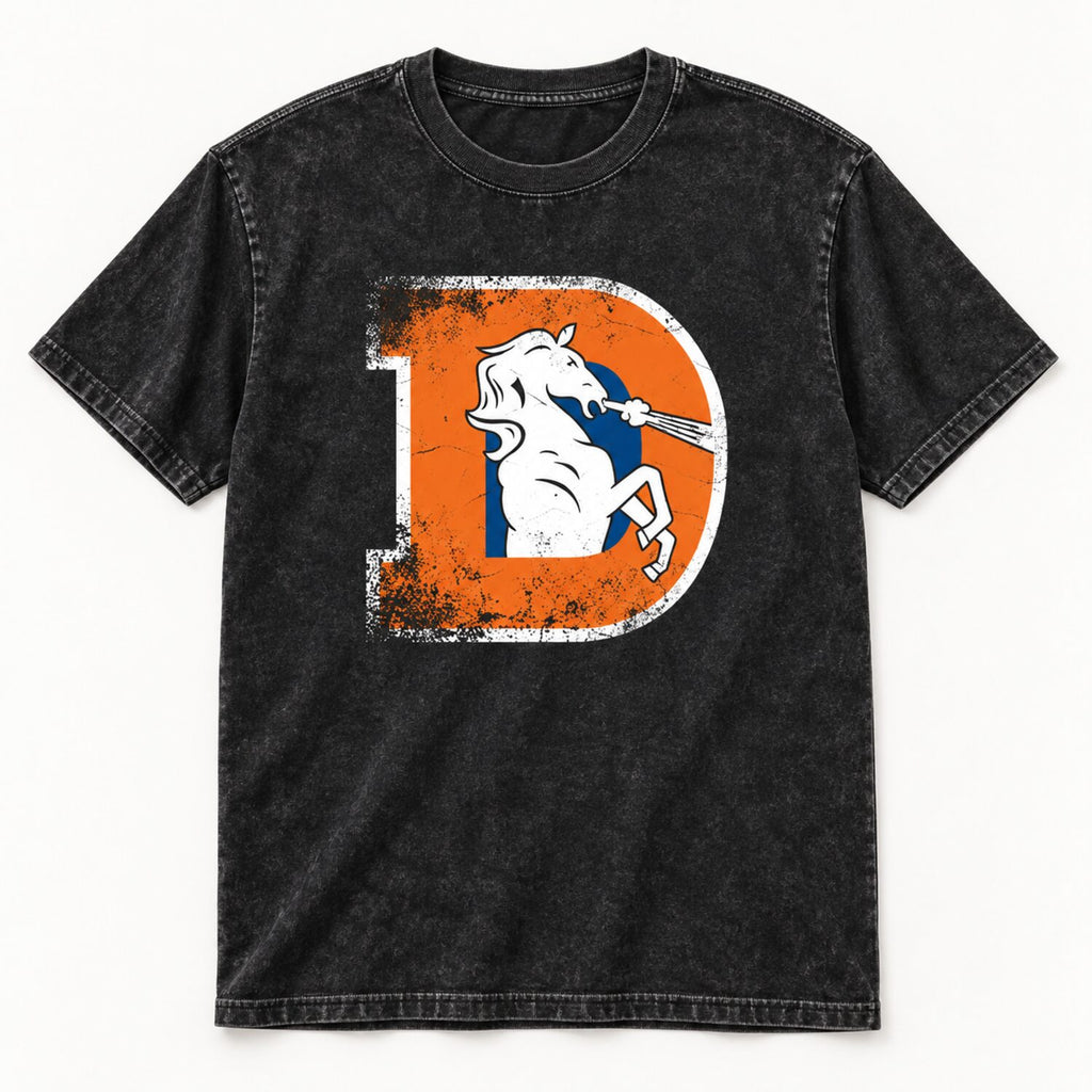 Denver Broncos Vintage Logo T-Shirt/Sweatshirt/Hoodie – Retro Football Game Day Tee