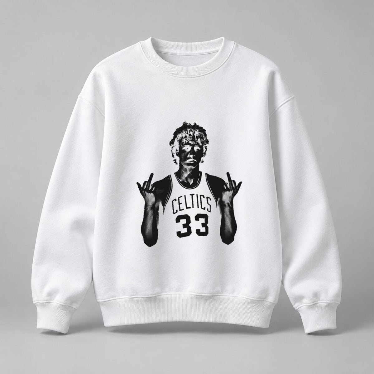 Larry Bird Vintage Basketball Graphic Tee/Sweatshirt/Hoodie – Retro Celtics 33 Streetwear T-Shirt