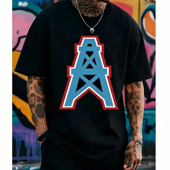 Houston Oilers Retro Football Tee/Sweatshirt/Hoodie