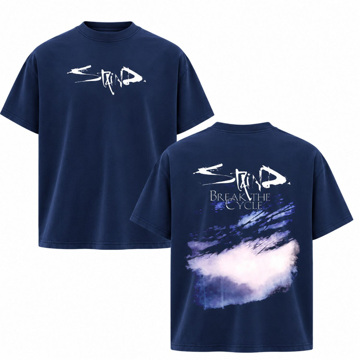 Staind Break the Cycle Vintage T-Shirt/Sweatshirt/Hoodie – Y2K Rock Band Double-Sided Graphic Tee