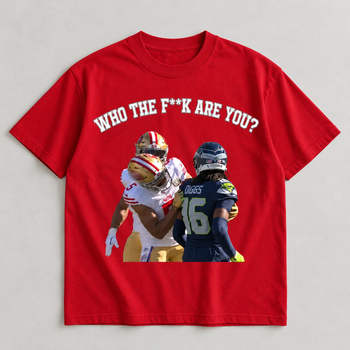 Who Are You? San Francisco Football Meme T-Shirt/Sweatshirt/Hoodie – Vintage Rivalry Graphic Tee