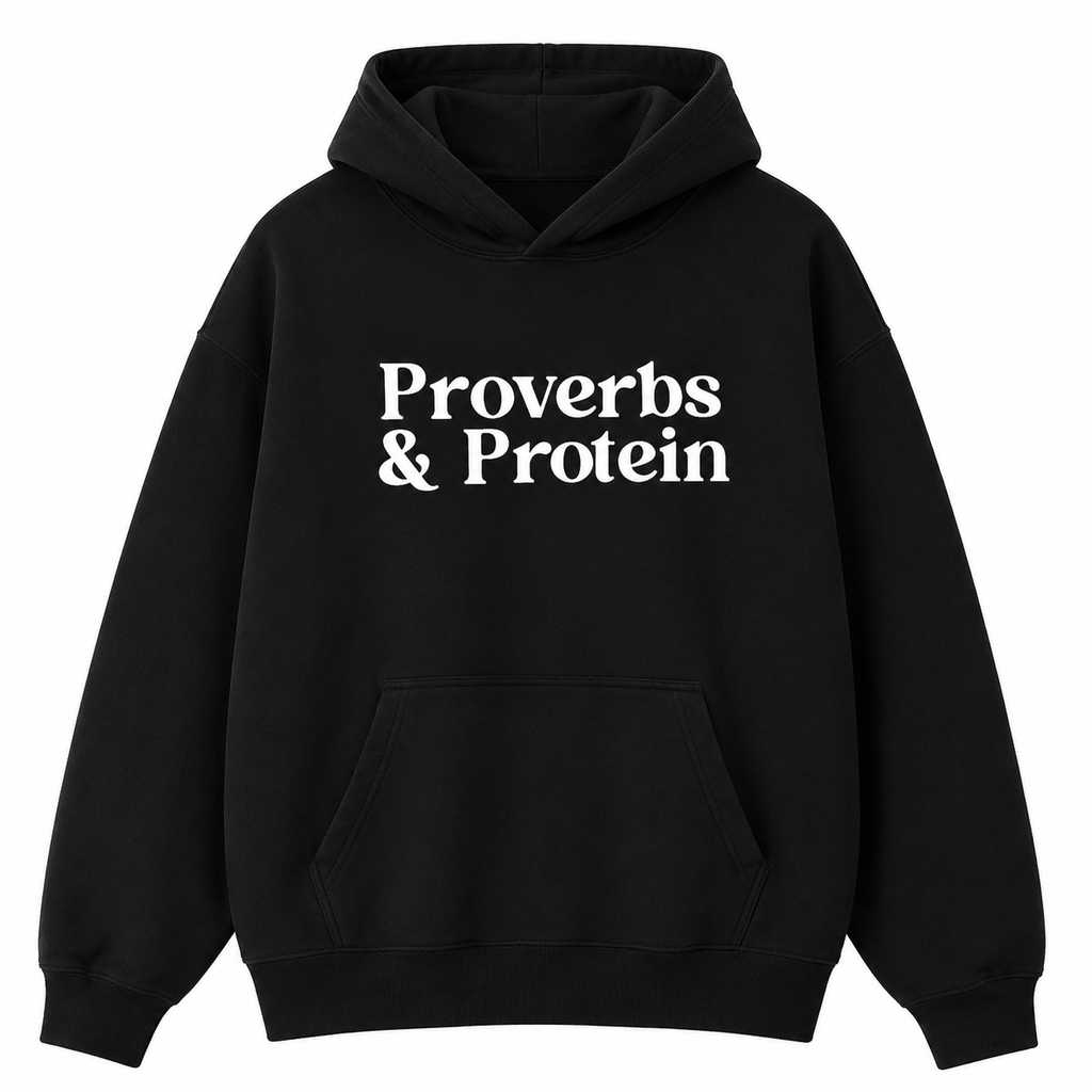 Christian Fitness Proverbs & Protein Washed T-Shirt/Sweatshirt/Hoodie