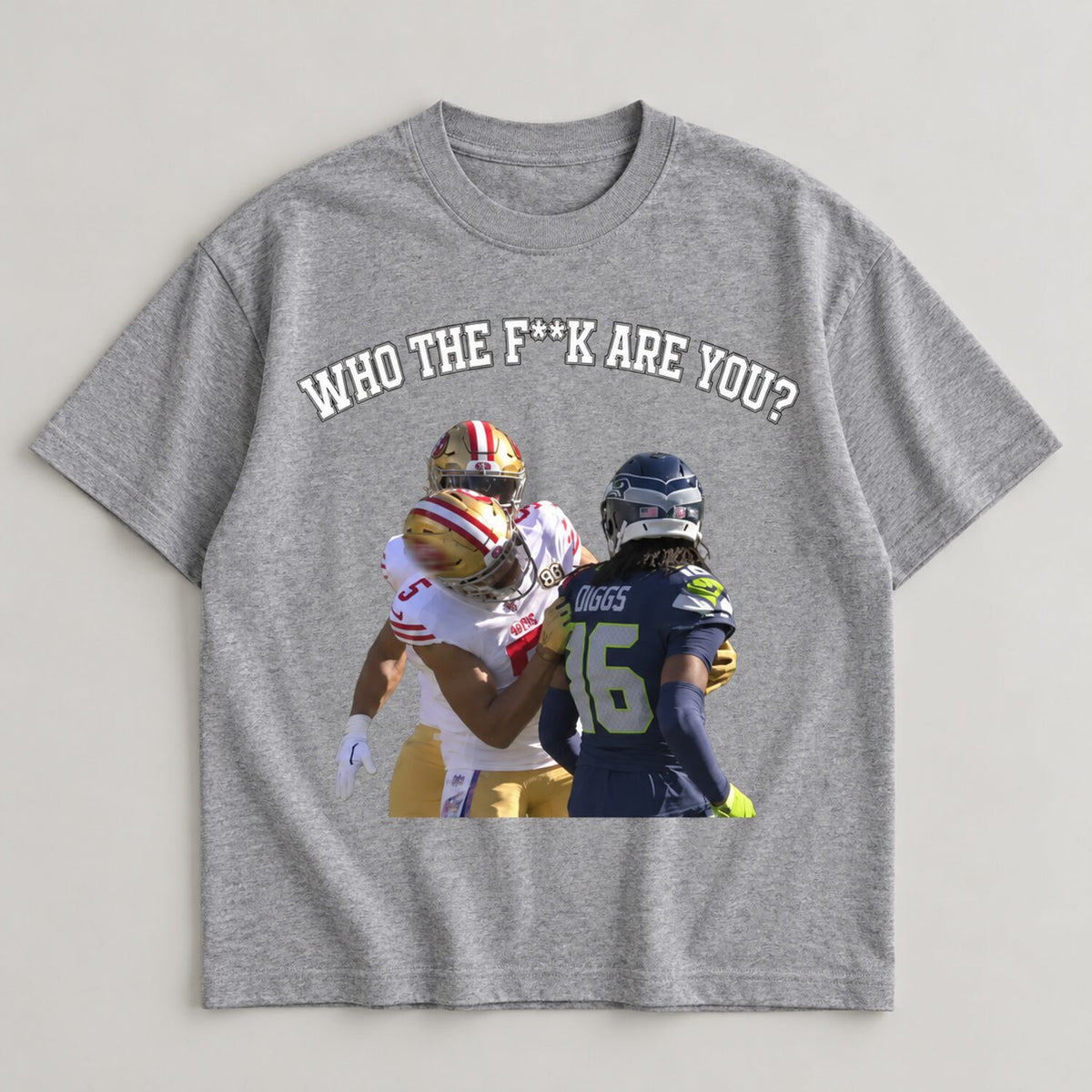 Who Are You? San Francisco Football Meme T-Shirt/Sweatshirt/Hoodie – Vintage Rivalry Graphic Tee