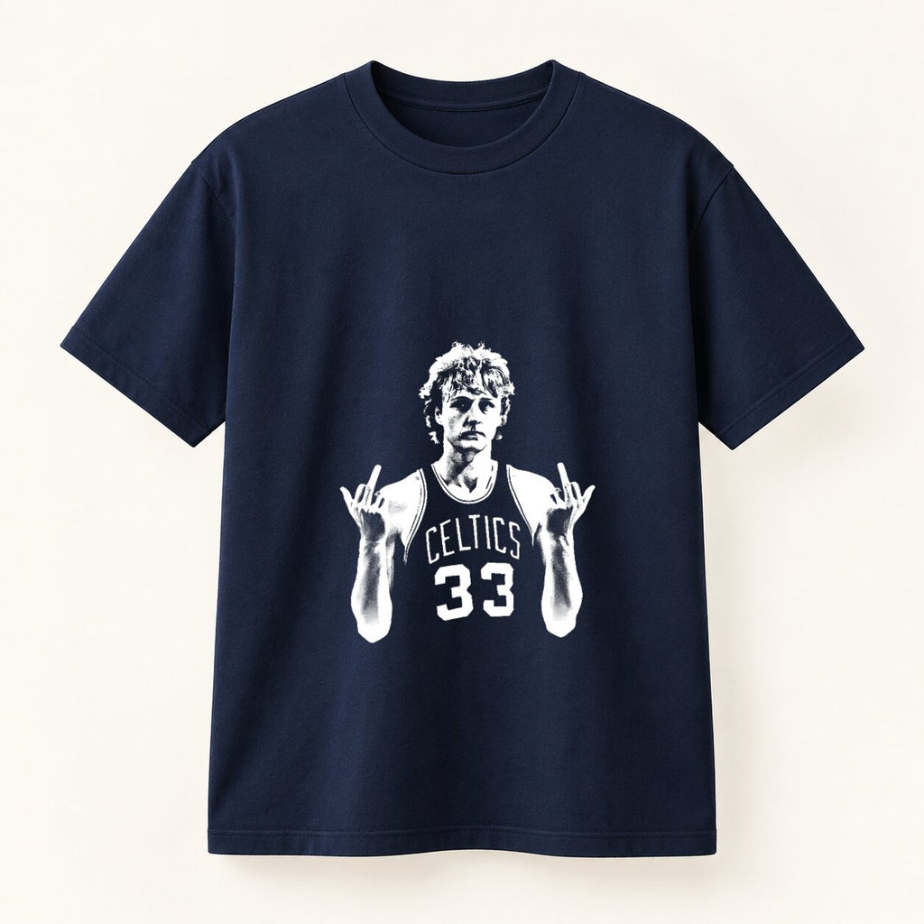 Larry Bird Vintage Basketball Graphic Tee/Sweatshirt/Hoodie – Retro Celtics 33 Streetwear T-Shirt