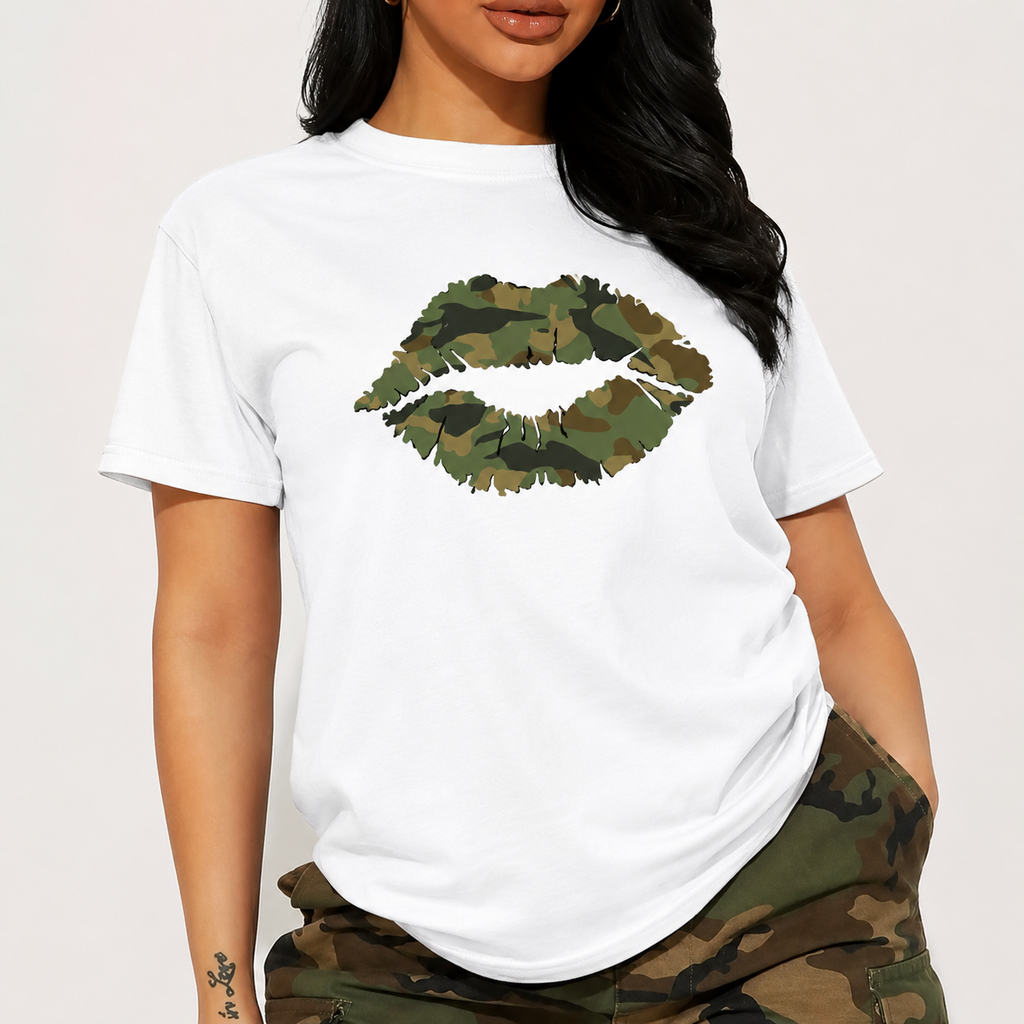 Camo Lip Graphic Tee 💋 – Country Girl Camo T-Shirt/Sweatshirt/Hoodie