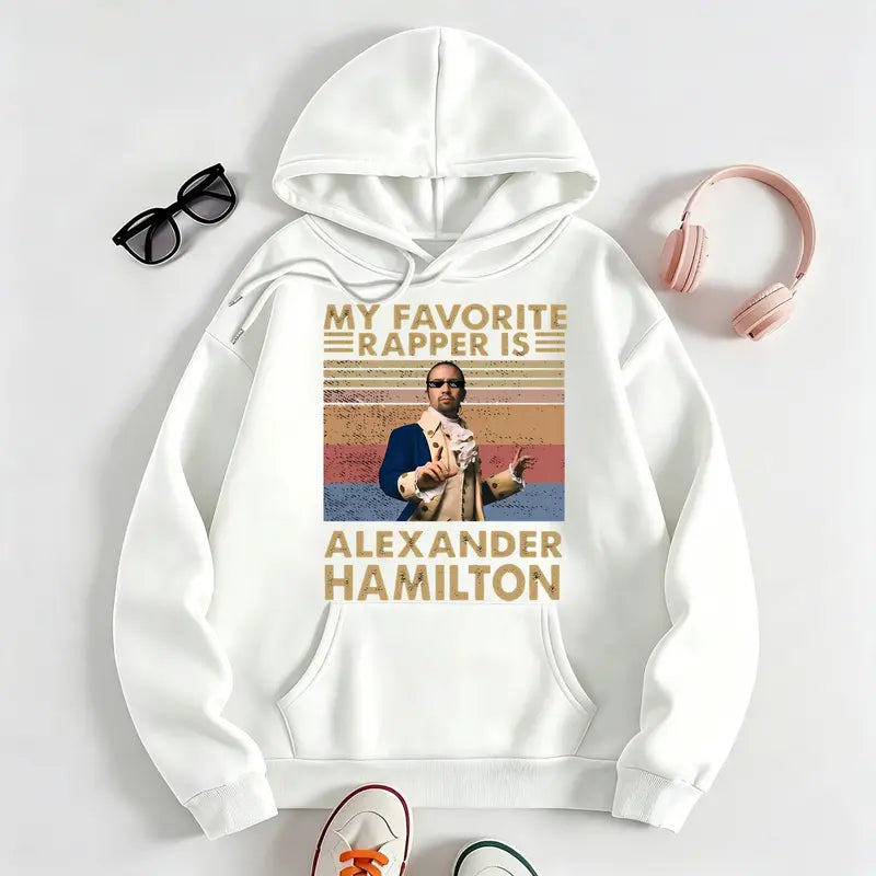 My Favorite Rapper Is Alexander Hamilton T-Shirt/Sweatshirt/Hoodie – Retro Musical Theater Graphic Tee