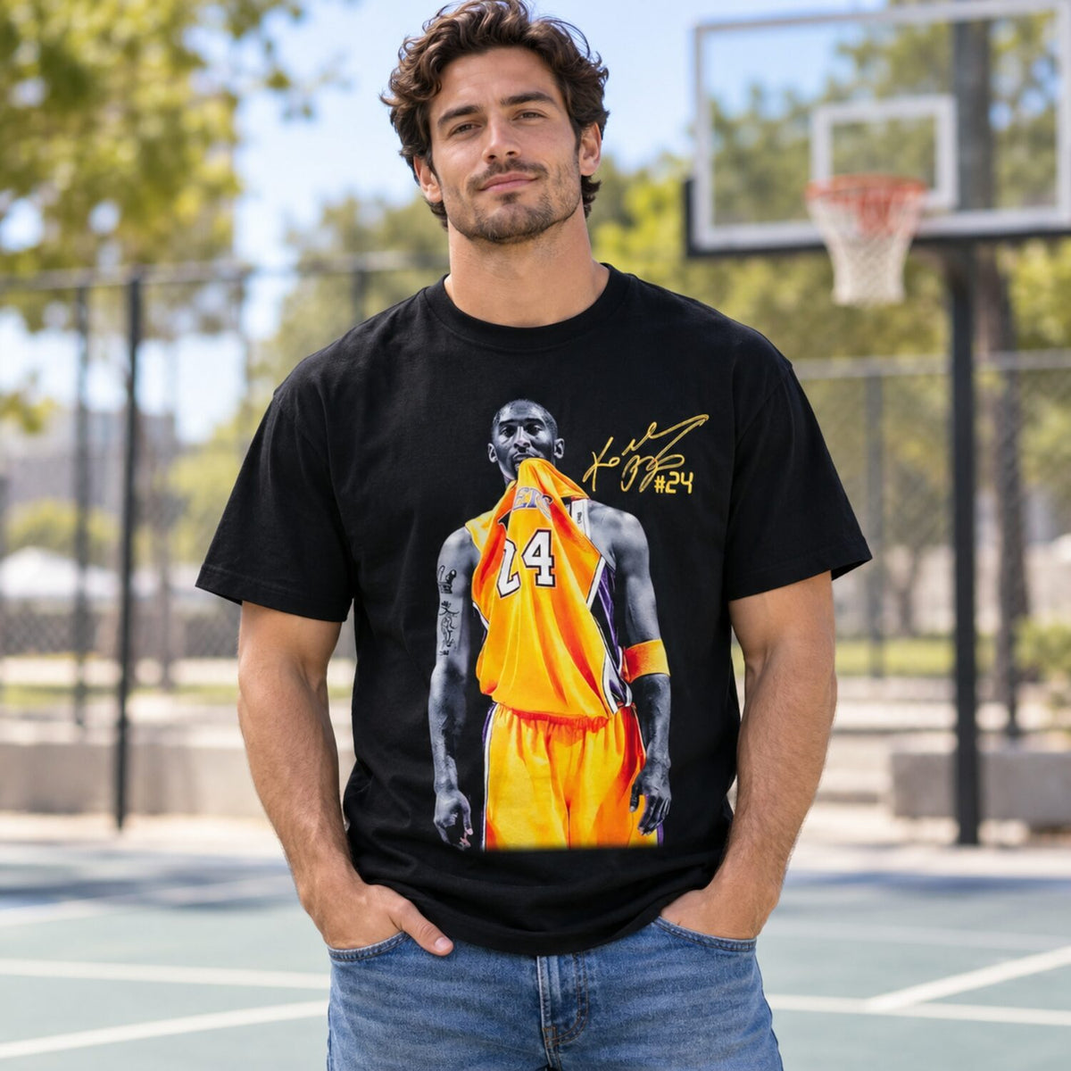 Kobe Bryant #24 Vintage Graphic T-Shirt/Sweatshirt/Hoodie – Retro Basketball Oversized Streetwear Tee