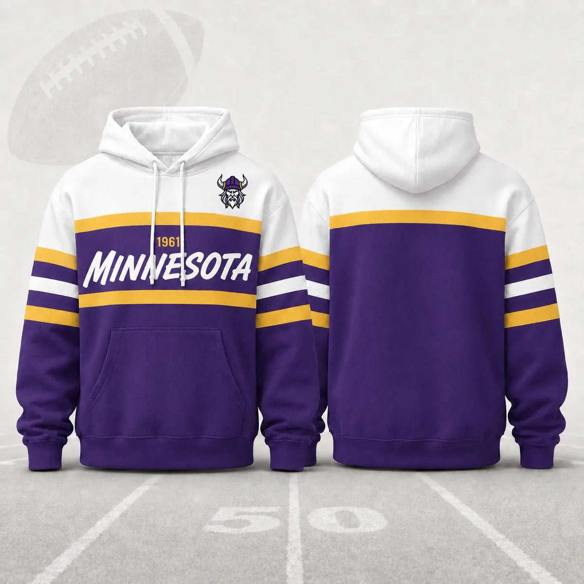 Retro Football City Hoodie – Buffalo, Philadelphia, Pittsburgh & Minnesota Game Day Sweatshirt