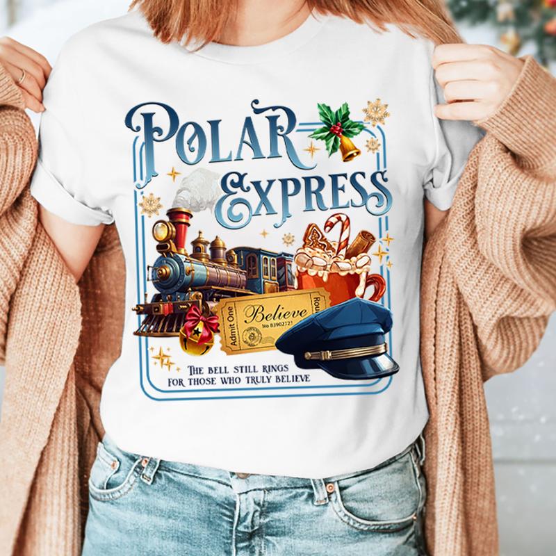 Magic Train P0lar Ex press Crewneck, Graphic Train Christmas 2025 Unisex Tshirt Sweatshirt Hoodie, Gift for Xmas