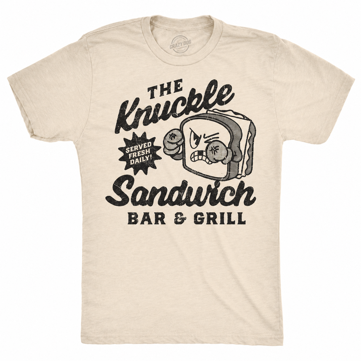 The Knuckle Sandwich Bar & Grill T-Shirt/Sweatshirt/Hoodie - Funny Dad Humor Tee