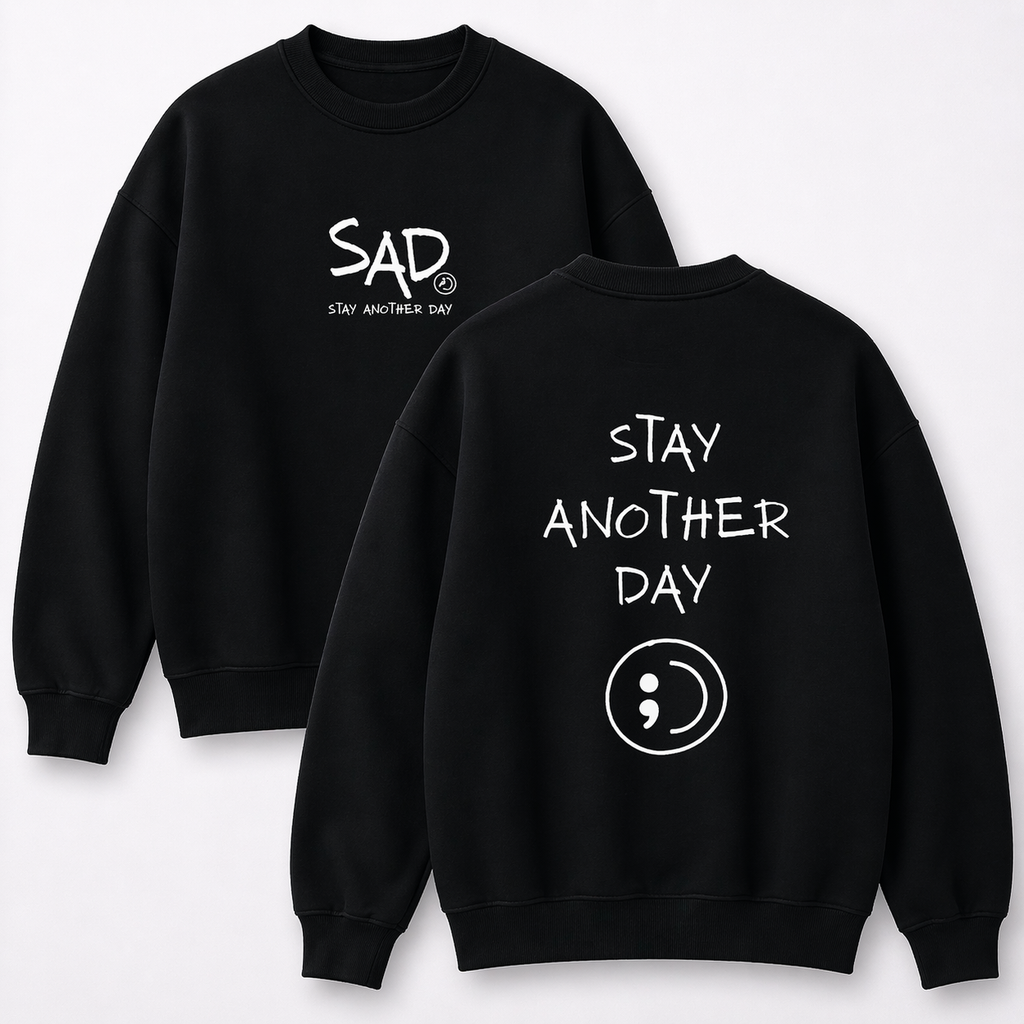 “Stay Another Day” Minimalist Graphic T-Shirt/Sweatshirt/Hoodie – Calm Aesthetic Tee