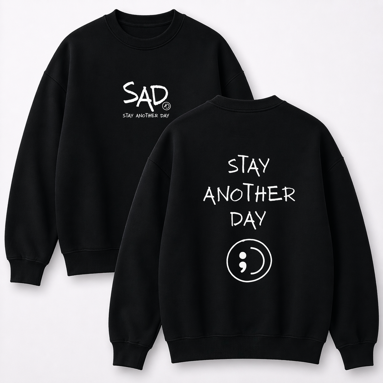 “Stay Another Day” Minimalist Graphic T-Shirt/Sweatshirt/Hoodie – Calm Aesthetic Tee