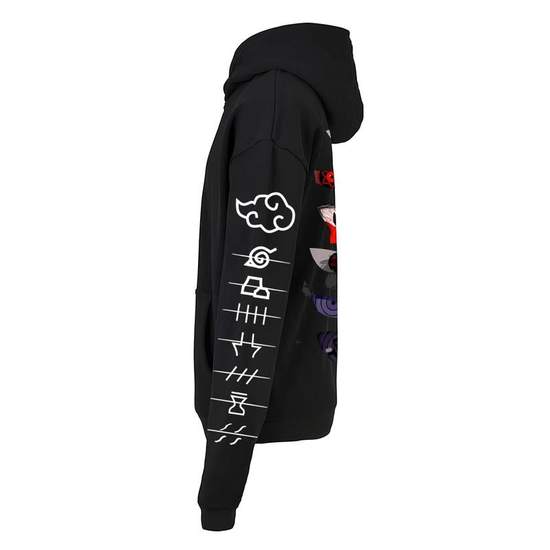 Dark Anime Eyes Oversized Hoodie/Sweatshirt – Japanese Streetwear Graphic Pullover