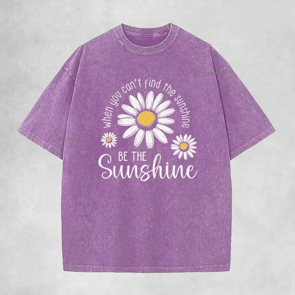 Be The Sunshine Tee 🌼 – Positive Daisy Graphic Shirt