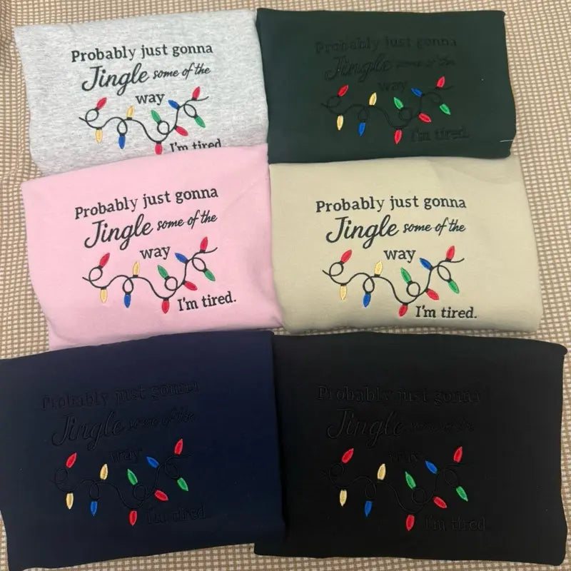 Funny Christmas embroidered Sweatshirt - Christmas Embroidered Unisex Sweatshirt , Christmas Gift sweatshirt, Christmas trees sweater