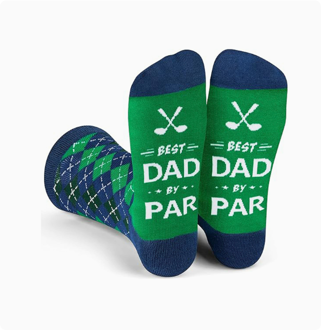 Funny Frustrated Golfer Socks – Men's Novelty Golf Socks, Golf Gifts for Dad, Husband & Golf Lovers