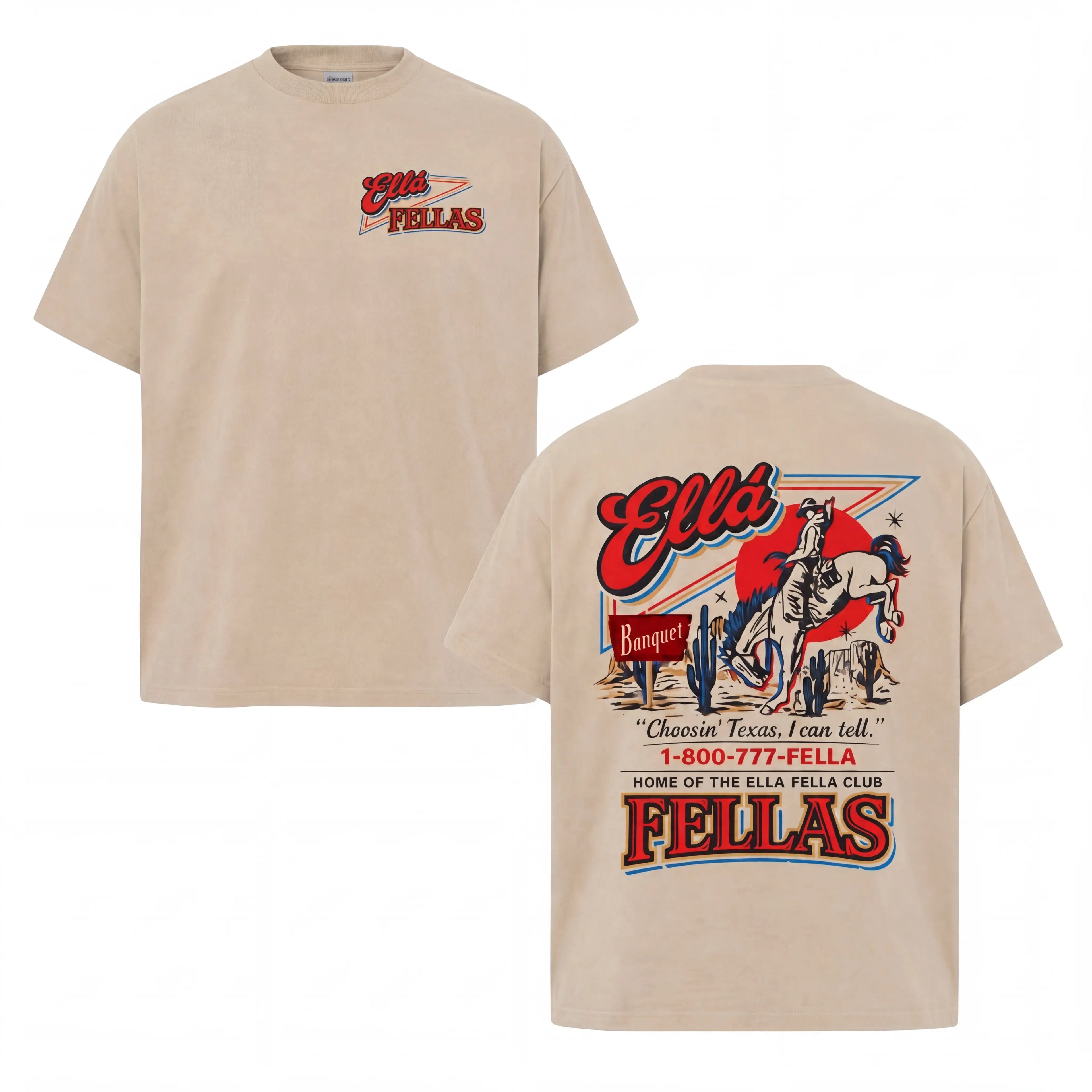 Ella Fellas Western Tee 🤠 – Vintage Texas Graphic Shirt/Sweatshirt/Hoodie