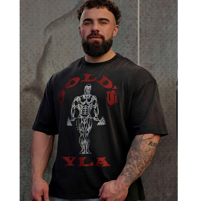 Vintage Bodybuilding Graphic T-Shirt | Old School Gym Culture Oversized Tee/Sweatshirt/Hoodie