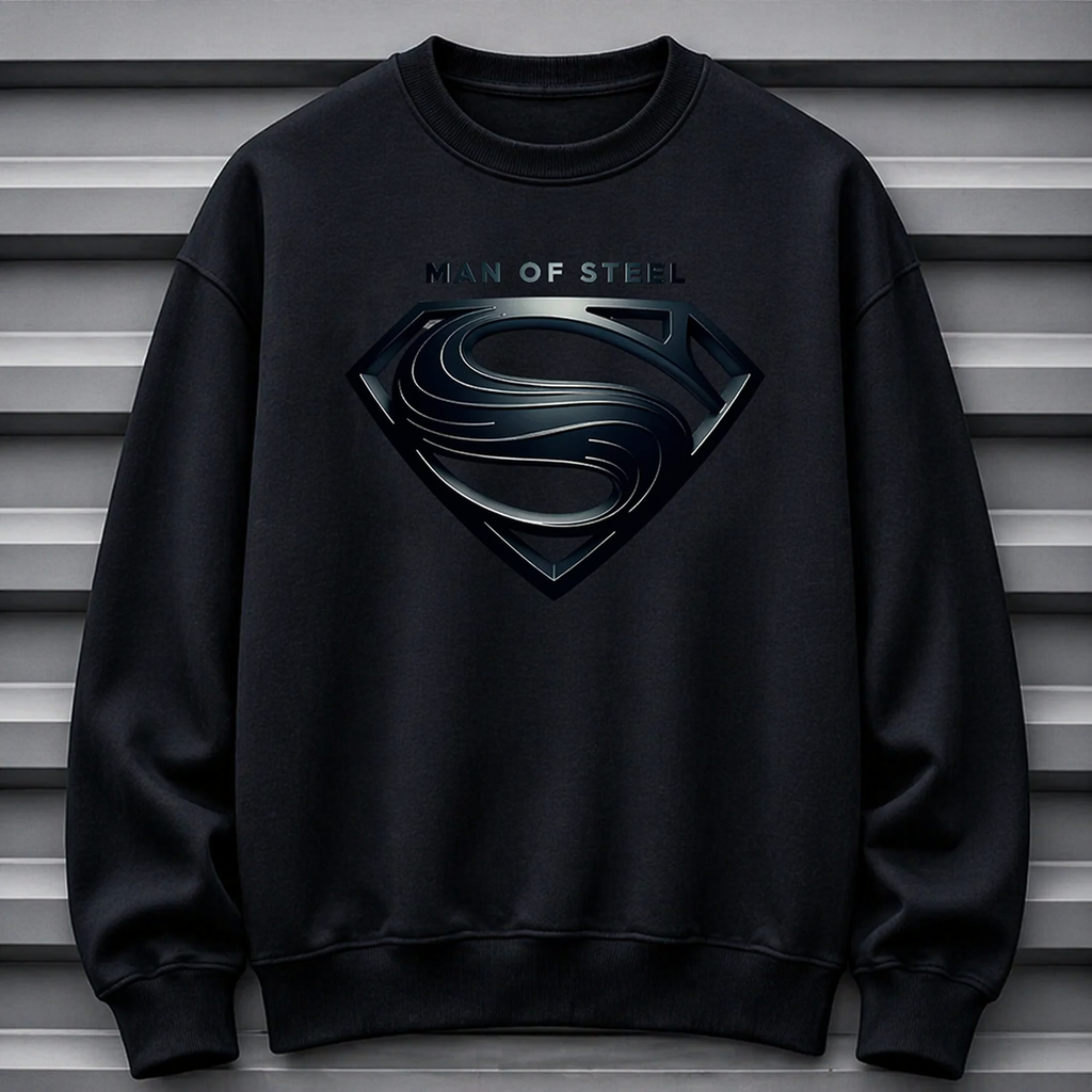 Justice League Men'S Black Shield Graphic T-Shirt/Sweatshirt/Hoodie – Metallic Emblem Streetwear Tee for Men