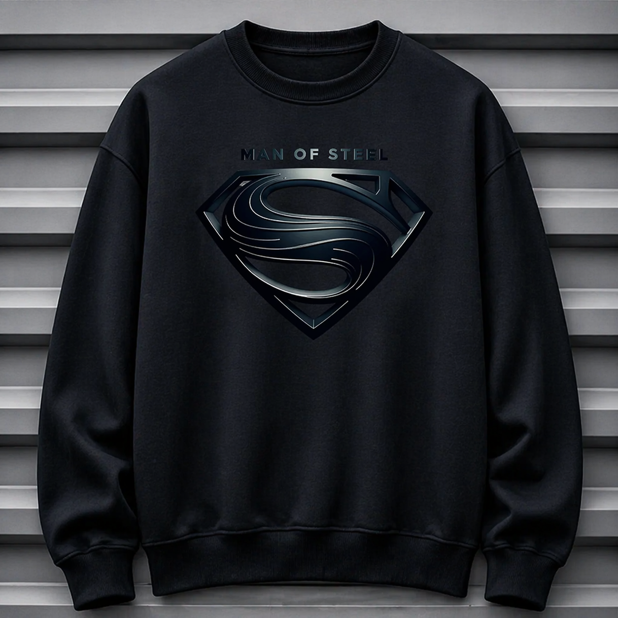 Justice League Men'S Black Shield Graphic T-Shirt/Sweatshirt/Hoodie – Metallic Emblem Streetwear Tee for Men