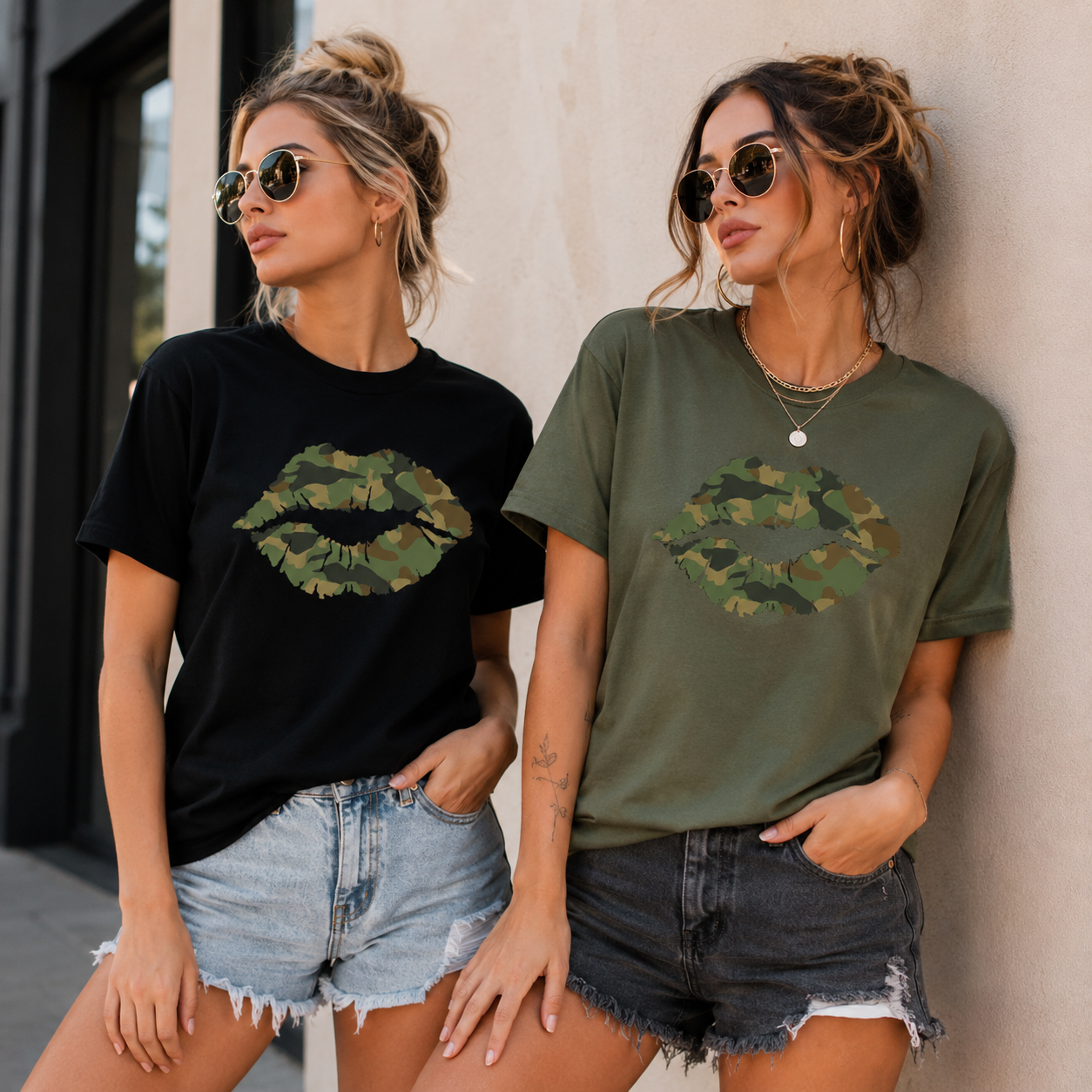Camo Lip Graphic Tee 💋 – Country Girl Camo T-Shirt/Sweatshirt/Hoodie
