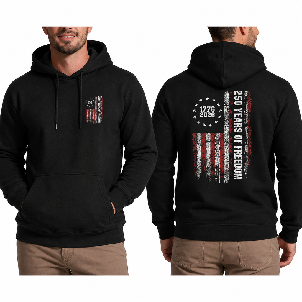 Proud To Celebrate 250 Years 🇺🇸 – American Heritage Tee/Sweatshirt/Hoodie