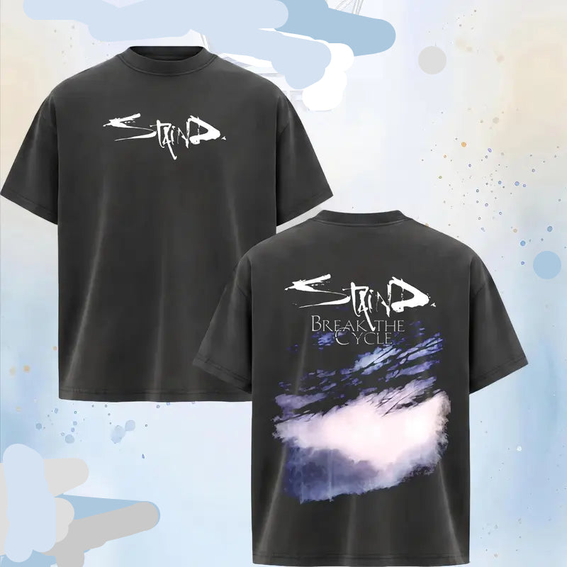 Staind Break the Cycle Vintage T-Shirt/Sweatshirt/Hoodie – Y2K Rock Band Double-Sided Graphic Tee